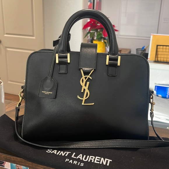 Yves Saint Laurent Handbags - YSL Monogram Cabas Leather baby
